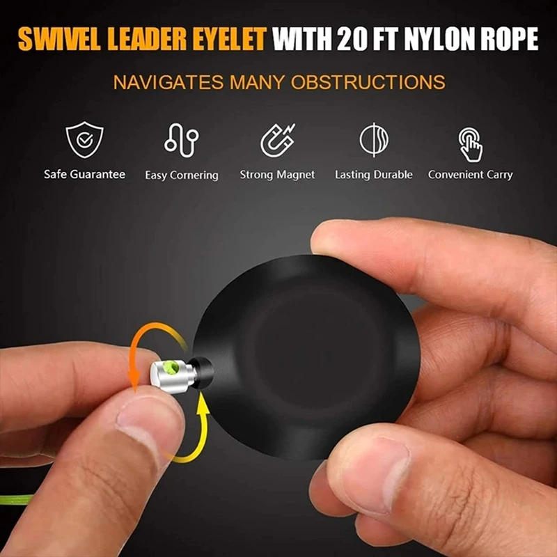 Магнитная система вытягивания проводов мужской рыболовный съемник инструмент
