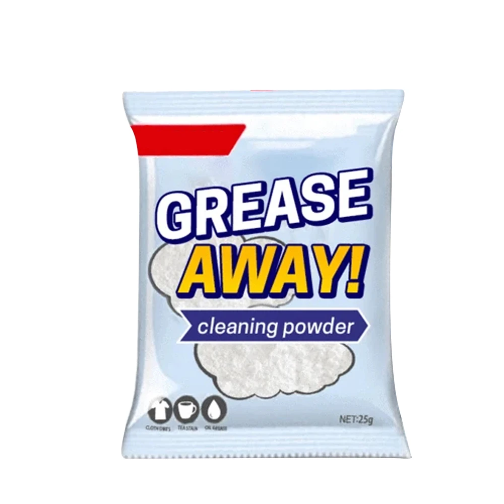 

Grease Away Powder Cleaner All-Purpose Cleaning Powder Multi-Purpose Remover Trendy Product Room Clothes Cleaning Tool
