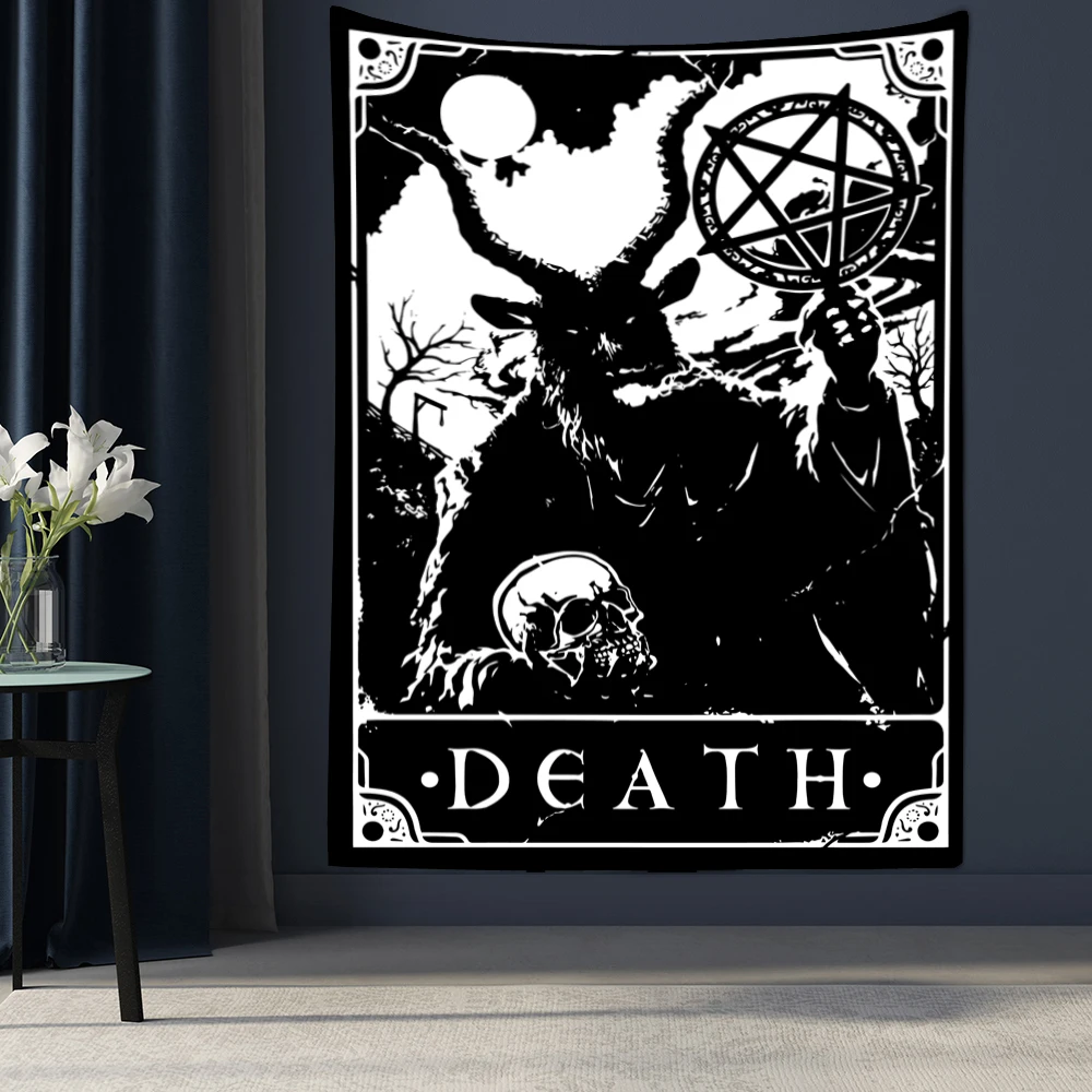 Гобелен с мандалой таро карточка настенное украшение хиппи астрология гадания