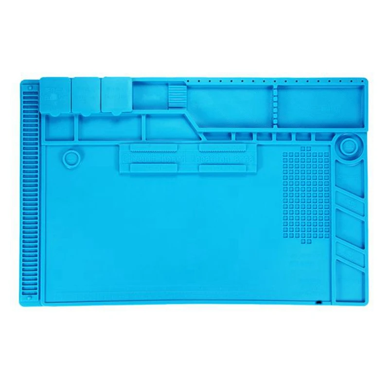 

ESD Heat Insulation Working Mat Soldering Station Iron Phone Computer Repair Mat Magnetic BGA Insulator Platform