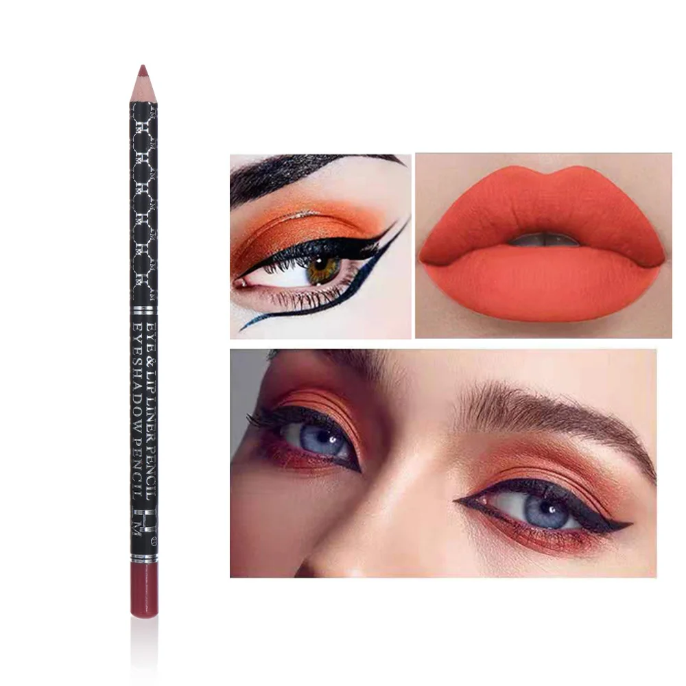 Матовый карандаш для бровей 22 цвета стойкий Водостойкий губ гладкий цветной шелк