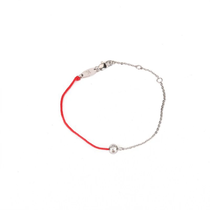 2019 новый браслет простой титановая сталь одиночное соединение красный