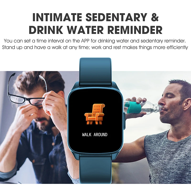 

Men women smart watche full touch screen ultra-thin sedentary reminder heart rate monitoring Bluetooth waterproof smart bracelet