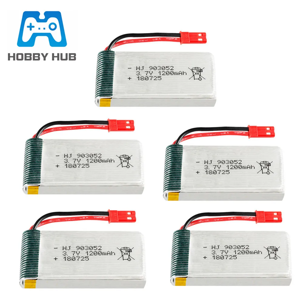 3.7V 1200mAh lipo Battery for H11D H11C Remote Control Helicopter Airplanes batteries 3.7 v 903052 JST Plug and charger set |