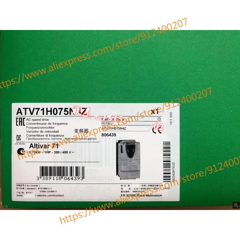 

Продаем только новые оригинальные ATV71H075N4Z 0,75 кВт
