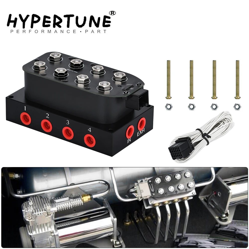 Hypertune-Универсальный клапан пневматической подвески 1/4 1/8 &quotnpt Fast Air Bag Control fbss (0-300psi)