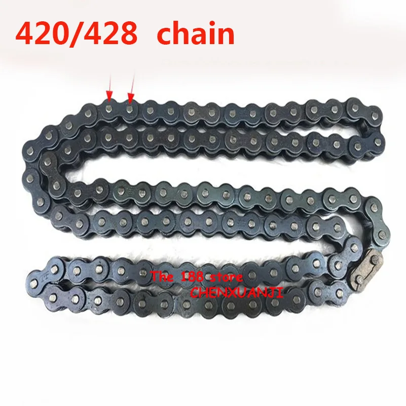 

428 420 link 88 / 96 / 104 / 132 / 140 тяжелый привод для minimoto 150cc 125cc 110cc 140CC ATV грязевой питбайк скутер картинг