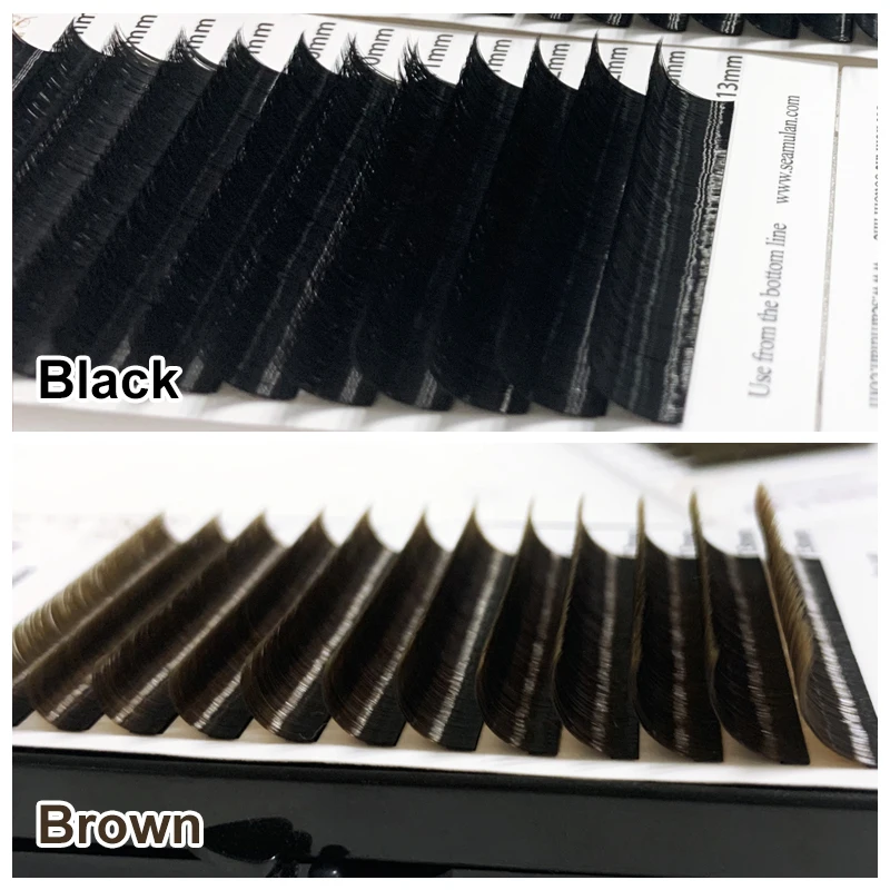 

volume lashes extension mix length eyelashes extension easy fan eyelashes blooming faux mink lashes soft and natural makeup lash