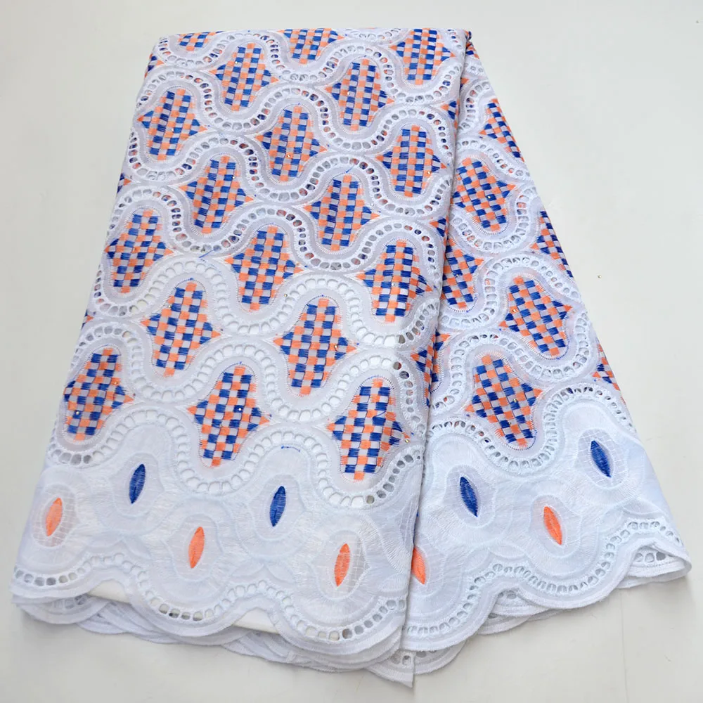 

Fashion Swiss Voile Lace in Switzerland Red High Quality African Cotton Fabric Nigerian lace fabric for party dress