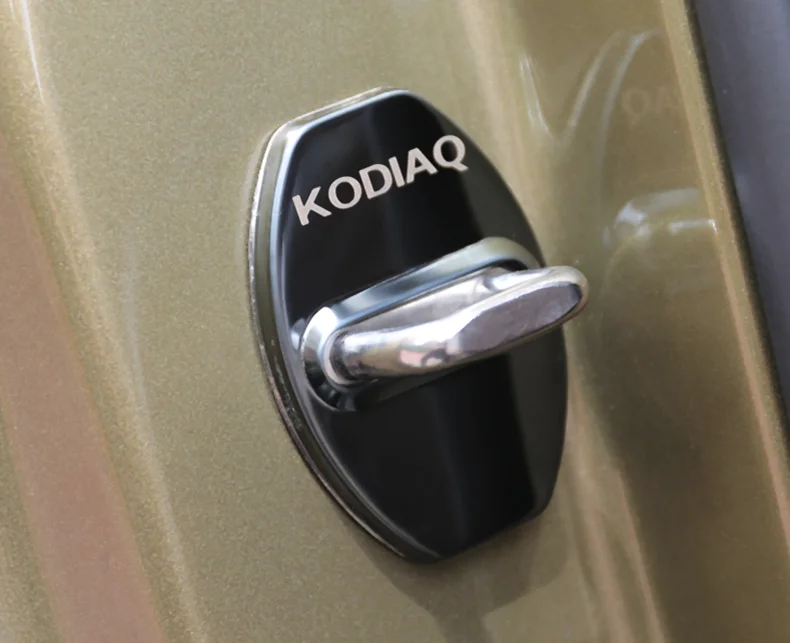 

For Skoda Kodiaq 2017-2020 Door Lock Covers Caps Car Styling New Styling 8pcs