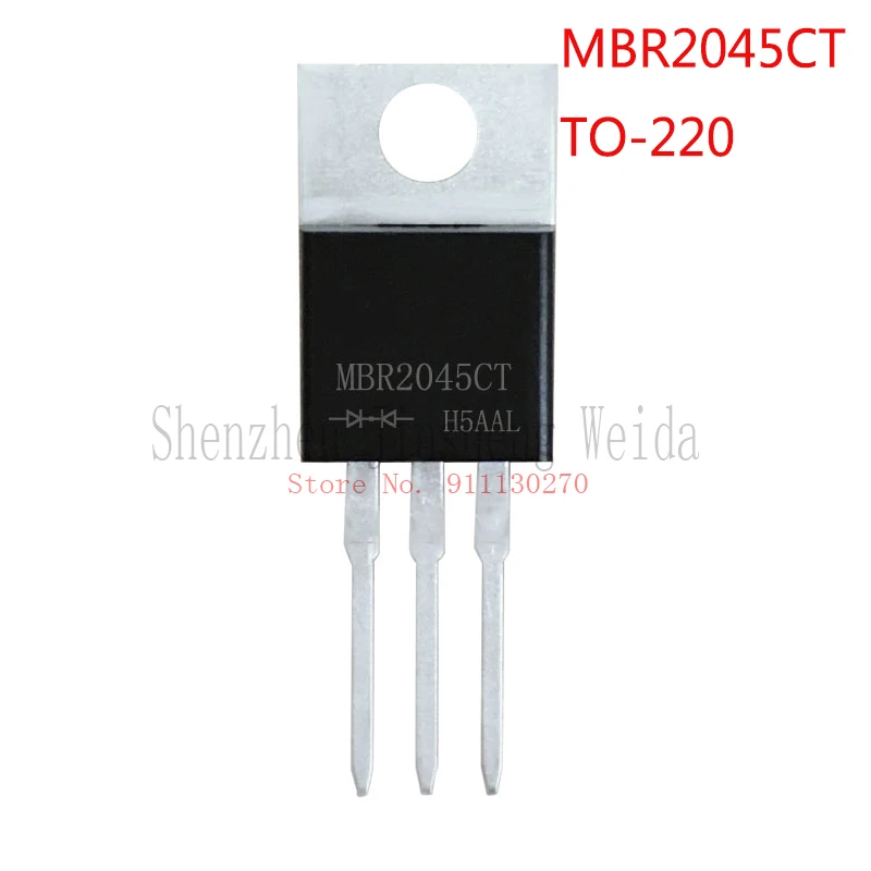 10 шт. MBR2045CT TO-220 MBR2045 TO220 2045CT | Электронные компоненты и принадлежности