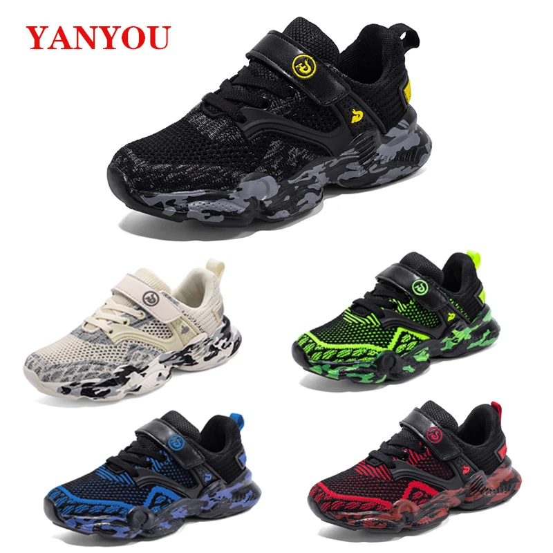 

Breathable Kids Tenis Sneakers Children Running Shoes Fashion Lightweight Boys Sneakers 2021 New Casual Walking Shoes for Boys