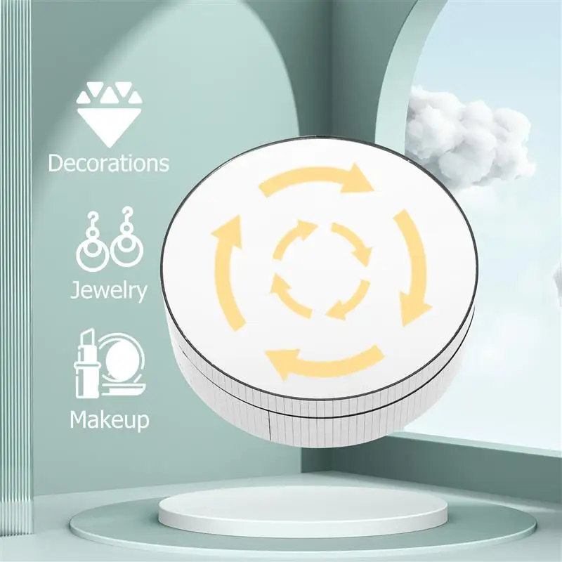 Электрическая вращающаяся подставка для дисплея с питанием от USB и батареи без