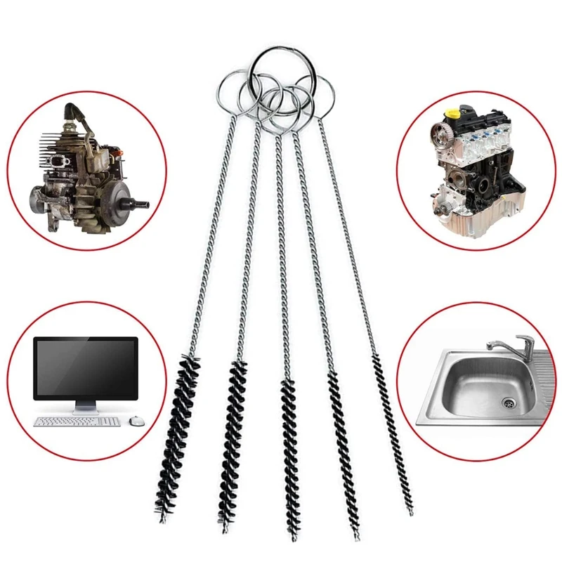 

Carburetors Carbon Dirt Jet Remove Cleaner 13 Cleaning Wires Set + 10 Cleaning Needles + 5 Nylon Brushes Tool Kit