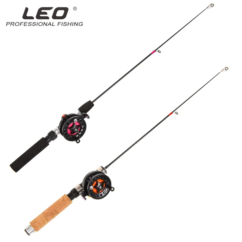 

Winter Ice Fishing Rod With Reel Portable Outdoor Telescopic FRP Fishing Pole Metal Wheel Combo Tackle Accessories