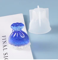 silicone mold crystal resin epoxy resin lucky bag ornament diy backpack pendant mould diy jewelry making decoration tools 1pc