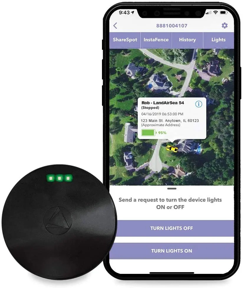 

54 GPS Tracker, - USA Manufactured, Waterproof Magnet Mount. Full Global Coverage. 4G LTE Real-Time Tracking for Vehicle, Asset