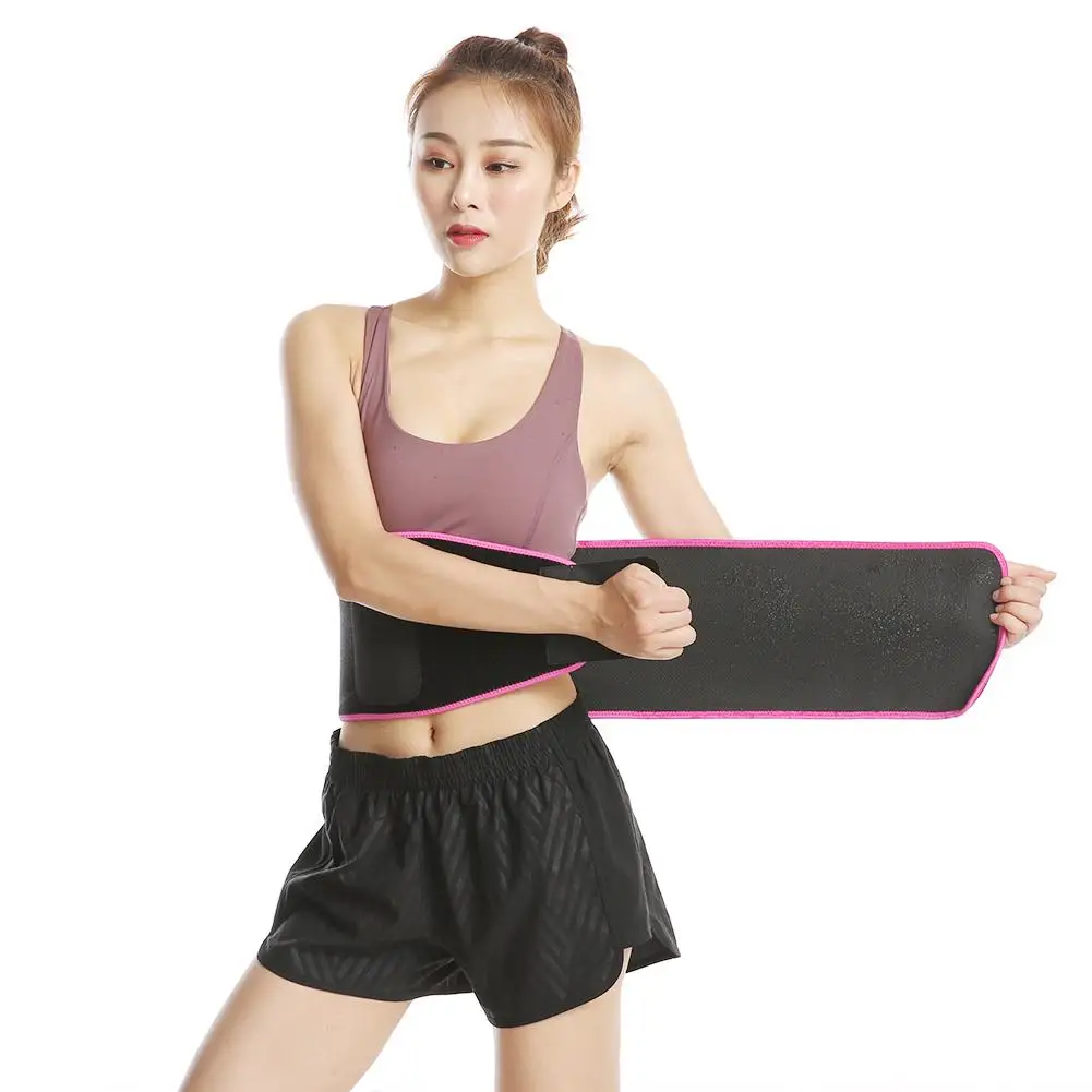 

Hot Sale Fitness Waist Belt Classic Delicate Pocket Fitness Abdomen Waist Belt Neoprene Slimming Training Sweat Waistband