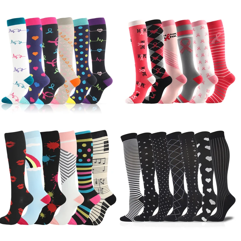 

Dropship Compression Socks Wholesales Combination Unisex Football Stockings Nursing Tube Outdoor Running Sports Fitness Socks