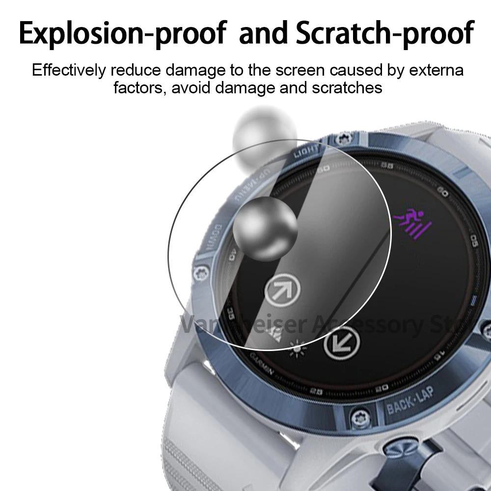 С уровнем твердости 9H закаленное Стекло для наручных gps-часов Garmin Fenix 5x 5s 6S сапфир