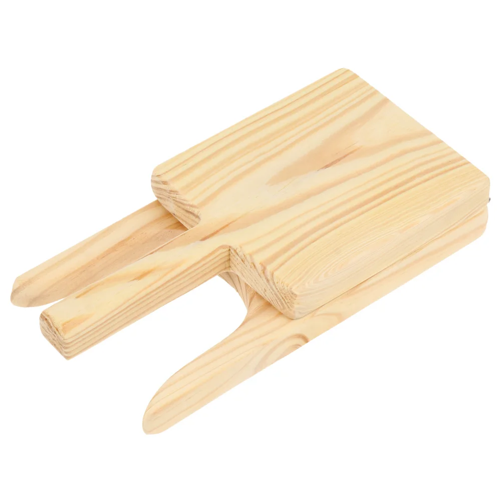 

Kitchen Wooden Dough Pressing Tool Dough Presser Dumpling Skin Dough Presser