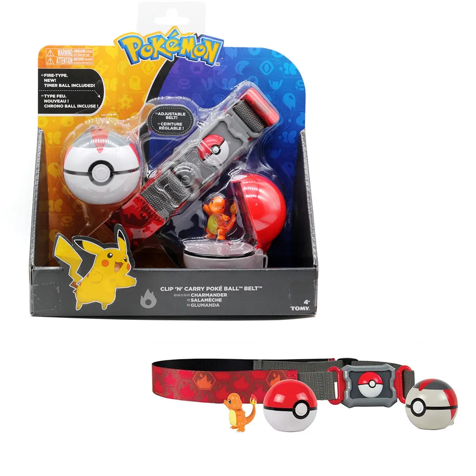 Покемон ПЭТ эльф мяч Пикачу Детский пояс игрушки покемон подарок для детей на