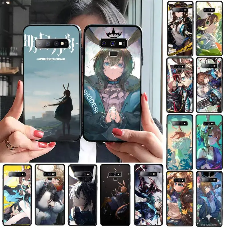 

TOPLBPCS Amiya Arknights Phone Case For Samsung Galaxy S20 S10 Plus S10E S5 S6 S7edge S8 S9 S9Plus S10lite 2020