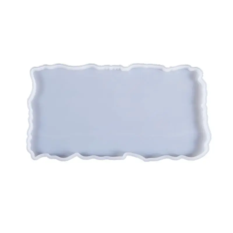 

Crystal Epoxy Resin Mold Fruit Plate Casting Silicone Mould Handmade DIY Crafts Tray Making Tool