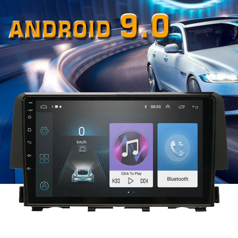 Автомобильный стерео радиоприемник 9 дюймов Android 0 Wi Fi GPS головное устройство для