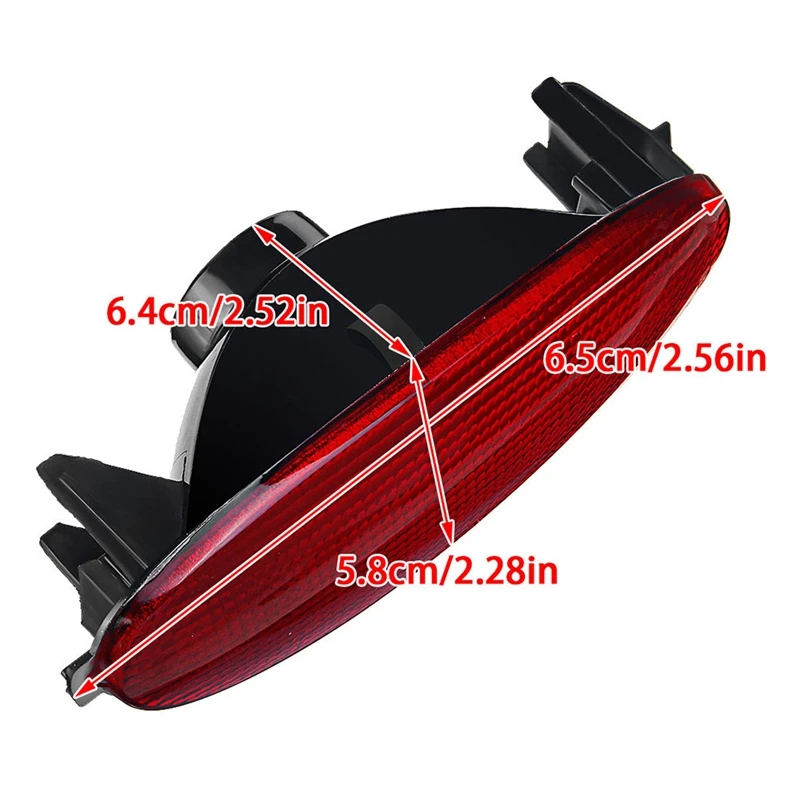 

Car Rear Fog Light Lamp Without Bulb for Peugeot 206 CC SW Hatchback Back Centre 6351K5