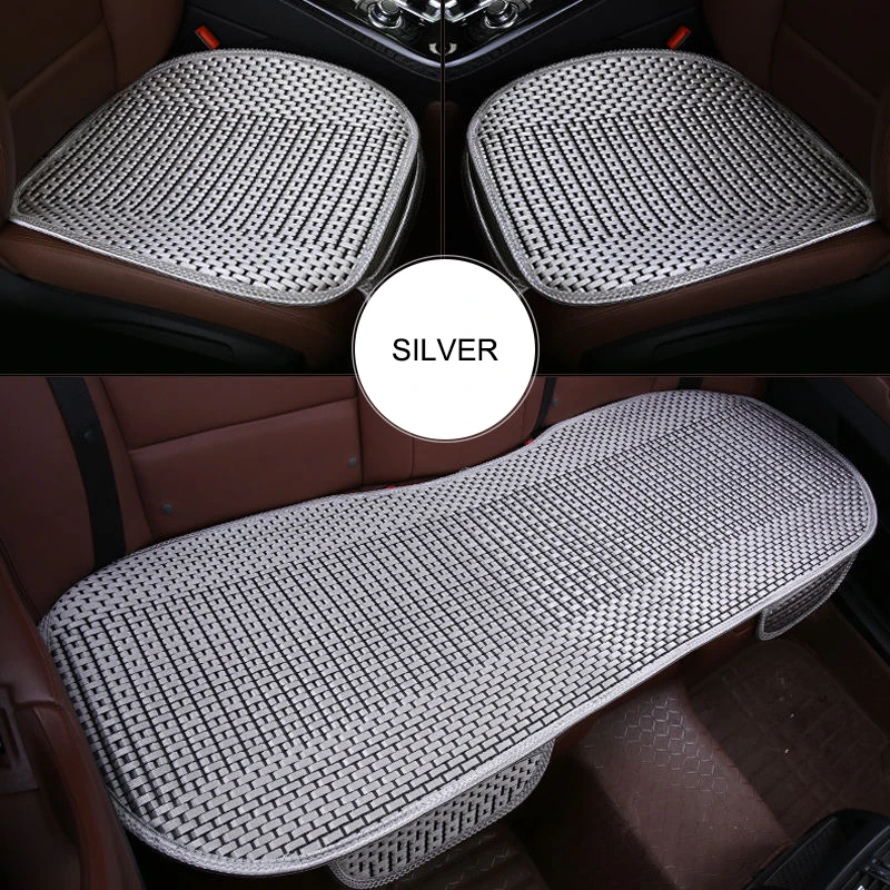 Чехол для автомобильного сиденья из вискозы трех предметов дышащий прохладный