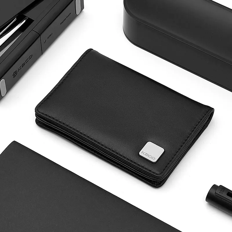 

Kaco alio Philharmonic Simple Cloth Credit Card Business Card Business Gifts Lambskin Leather Card Holder
