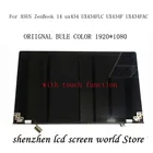 Оригинальный синий серебристый B140HAN03.2 UX434 в сборе для ASUS ZenBook 14 UX434F UX434FLC 140 дюйма, ЖК-экран для ноутбука FHD 1920*1080