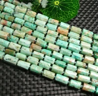 9x13mm rough cut natural turquoise stone faceted nugget matte 15 5 strand