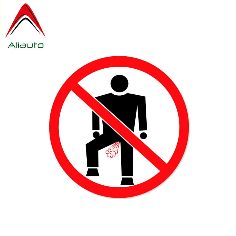 Aliauto Предупреждение Не Пердеть забавная наклейка для автомобилей украсить из ПВХ