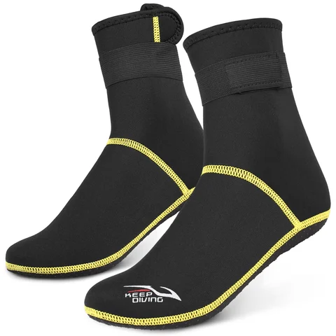 Носки для дайвинга 3 мм, неопреновые пляжные Водные Носки, теплые гидрокостюмные сапоги, противоскользящие носки для дайвинга, рафтинга, плавания, Сноркелинга