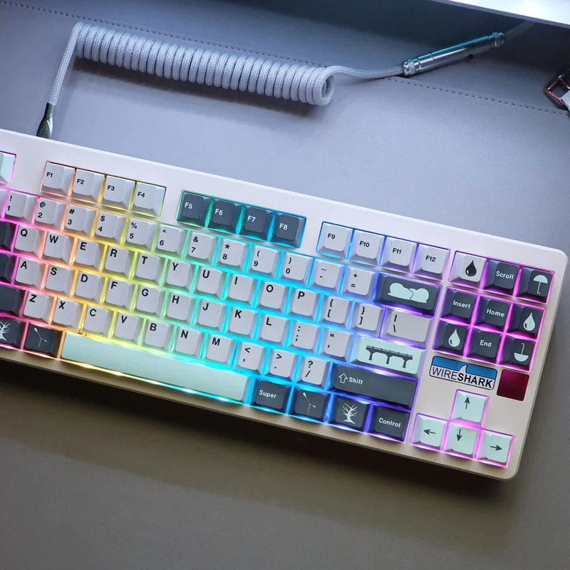 Колпачки для ключей в стиле дождливого дня 140 клавиш/комплект | Компьютеры и офис