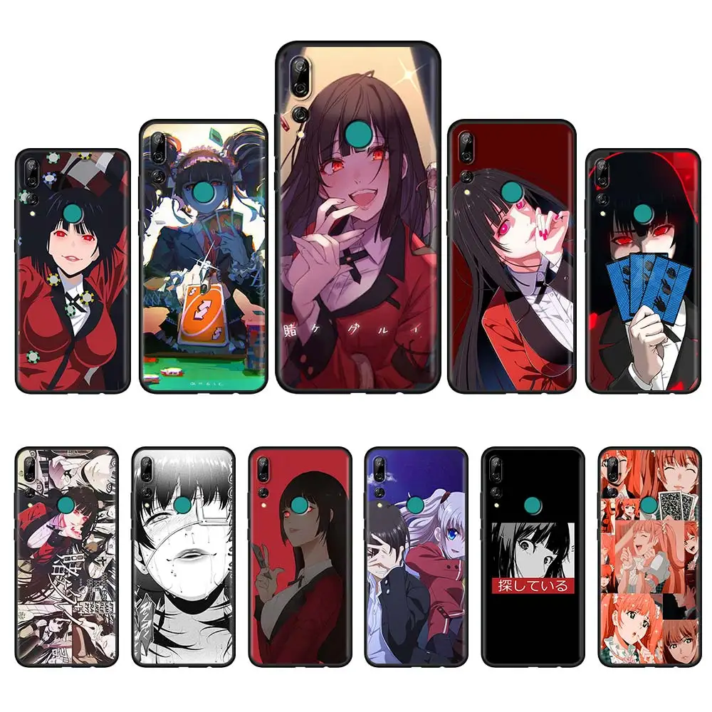 

Kakegurui Anime Cases For Huawei Mate 40 20 Pro 10 Lite Black Cover Y6 Y7 Y9 2019 Y8s Y8p Y9a Y5p Y6p Y7a Soft Couqe Caso Capa