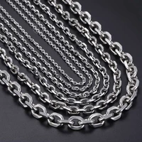 davieslee stainless steel necklace for men women rolo link mens chain necklace wholesale jewelry 2 53469mm dlknm78
