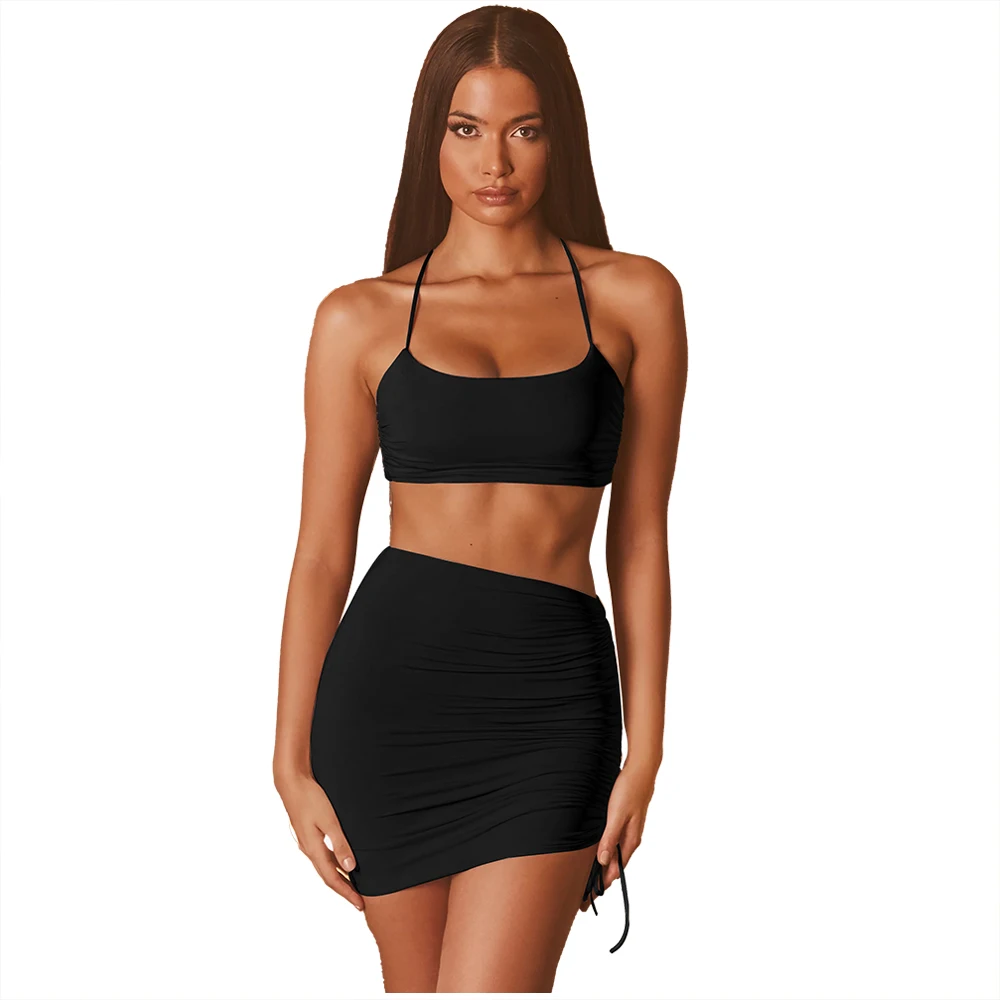 

XLLAIS вязаные черные вечерние клубные платья, женские сексуальные бандажные Короткие топы с открытой спиной, с эластичной талией, мягкая мини...