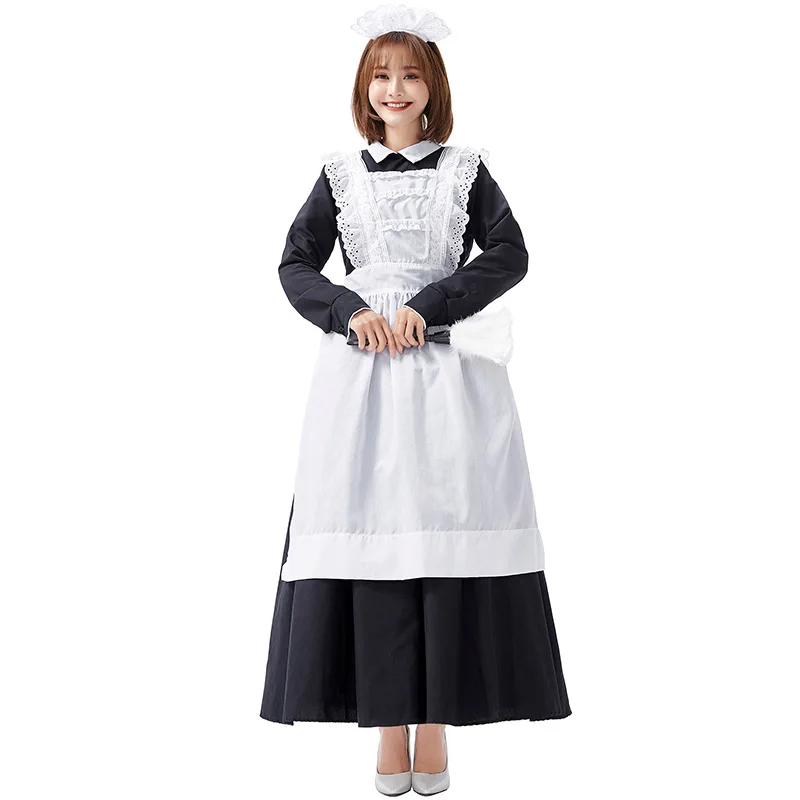 Кофейня официант костюм горничной косплей женщин Хэллоуин для взрослых |