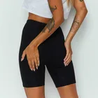 Женские однотонные летние велосипедные шорты для активного отдыха, эластичные базовые мягкие шорты, женские спортивные повседневные шорты