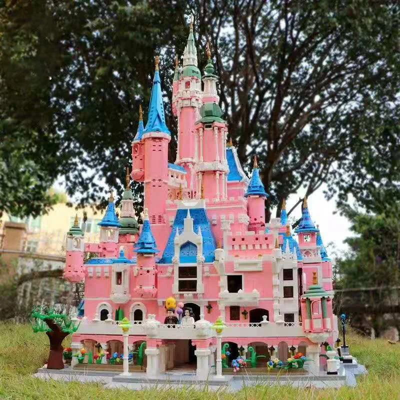 2020 Новый конструктор Розовая Принцесса замок мечта Звезда кирпичи архитектор