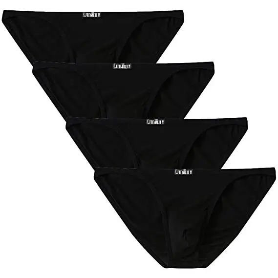 Мужские трусы из бамбукового волокна 4 шт./лот сексуальное нижнее белье u-образный