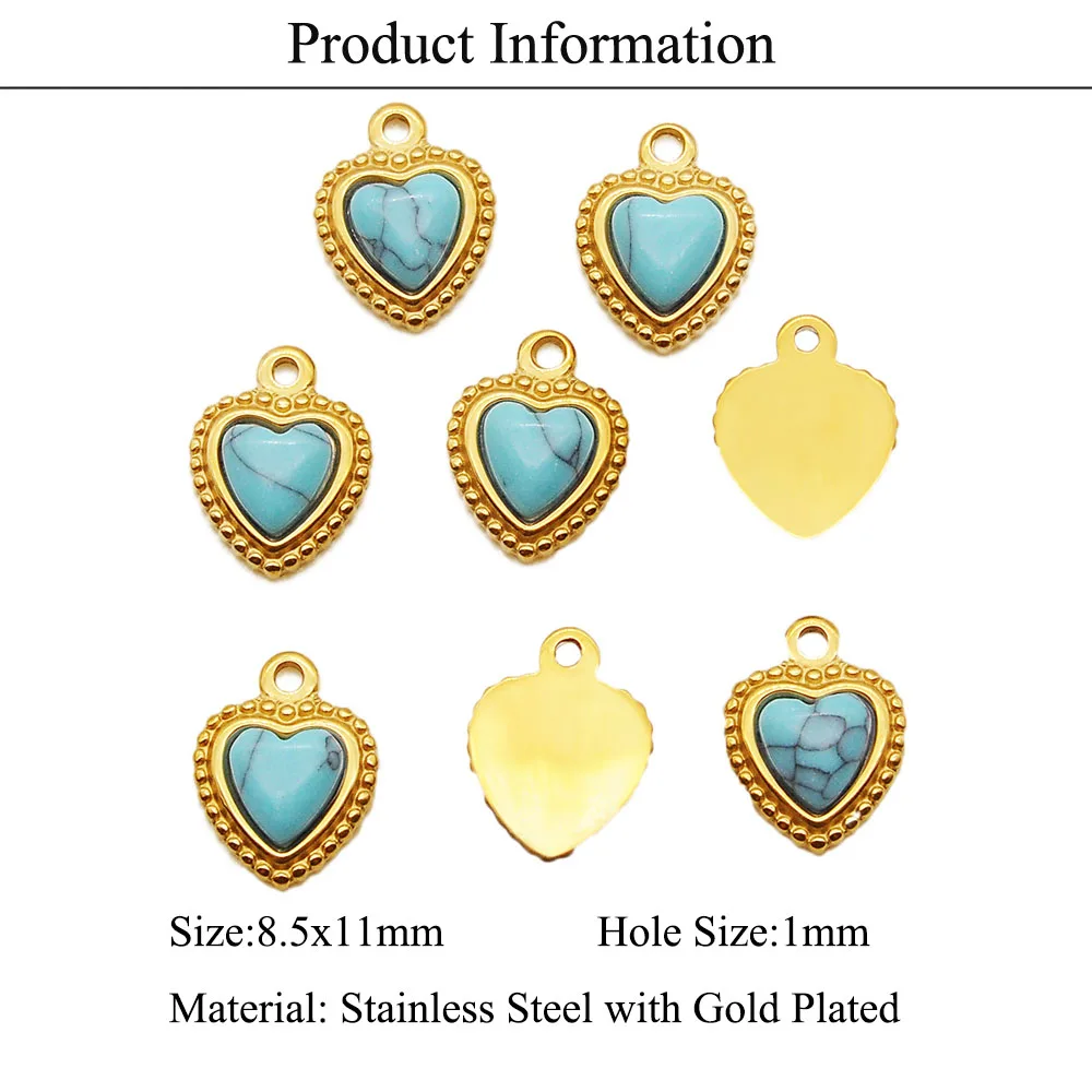 3 шт./лот 100% нержавеющая сталь Сердце Ключ Кулон DIY ювелирные изделия Шарм Оптовая