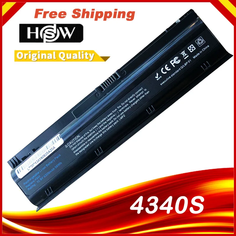 [Специальная цена] Аккумулятор для ноутбука HP ProBook 4340s 4341s s HSTNN UB3K RC06 RC06XL бесплатная