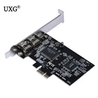 3 внешних порта, карта расширения 1394A 2,5 ГБ, PCI-E к IEEE 1394 1x 4Pin 2x 6Pin, адаптер DV