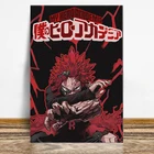 Настенная картина Red райот Eijiro Kirishima Boku no Hero академия, Картина на холсте для украшения гостиной, дома