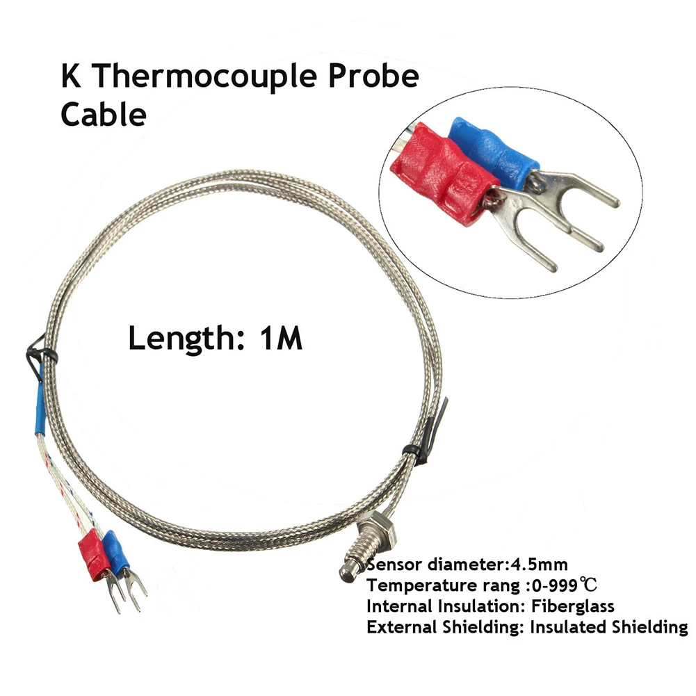 Digital 220V PID REX-C100 Temperature Controller + max.40A SSR K Thermocouple Set Heat Sink | Автомобили и мотоциклы