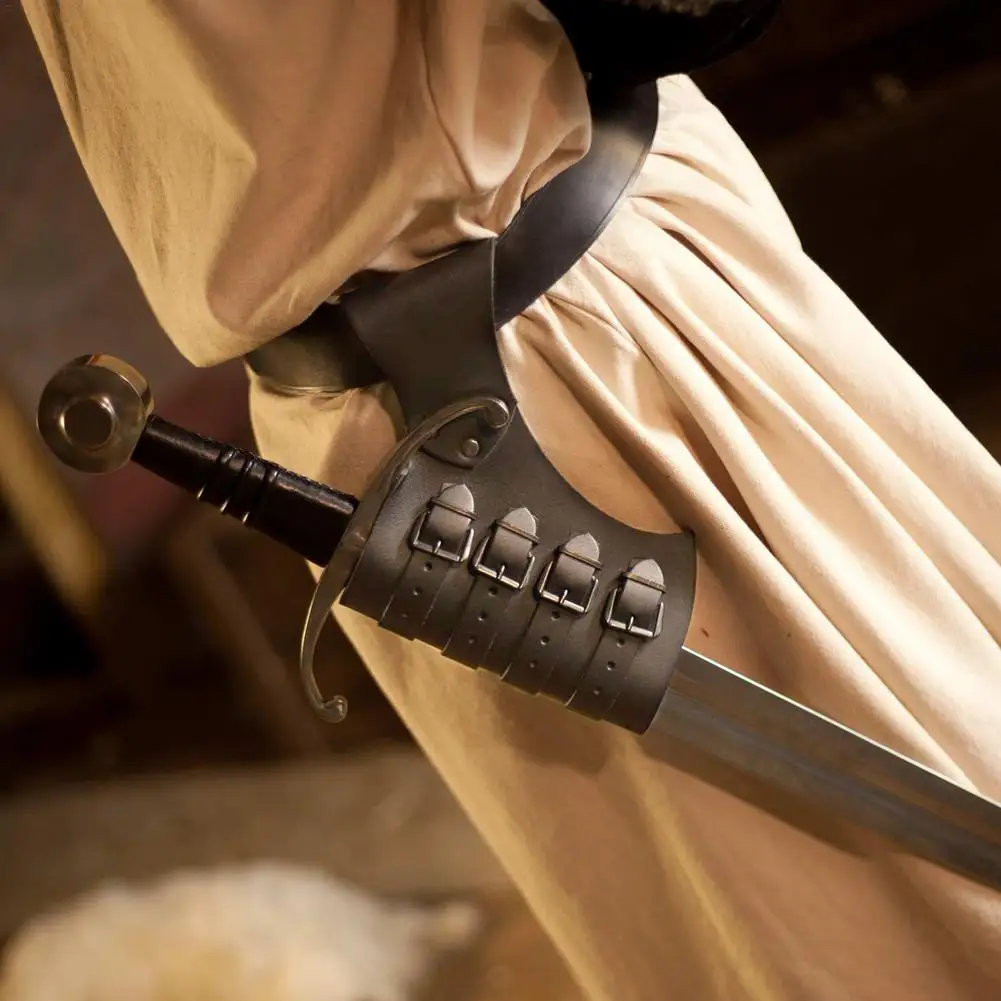 Кожаный Меч Лягушка легкий арморический реплик средневековый эпохи кобура для